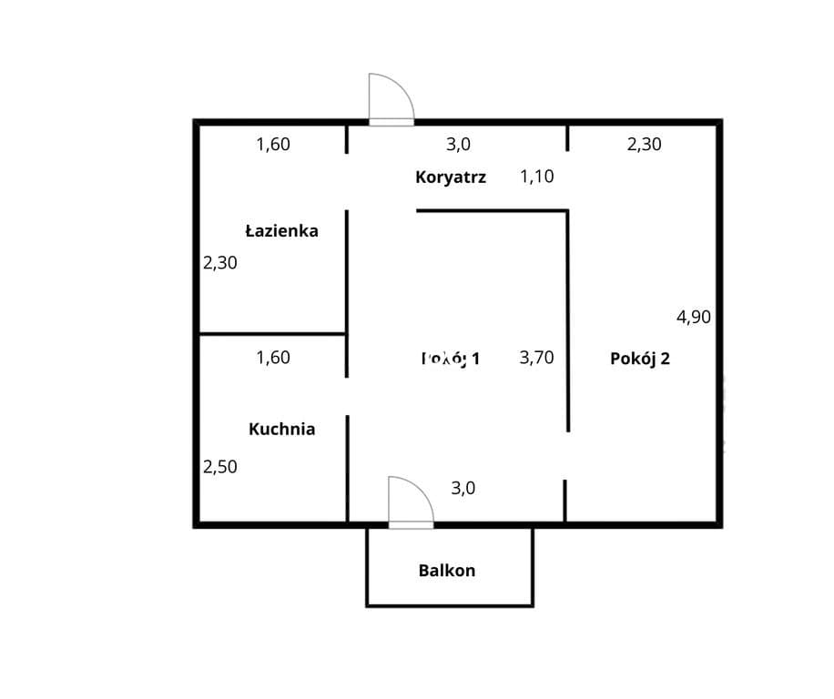 2 niezależne pokoje z balkonem | centrum DG - zdjęcie 2
