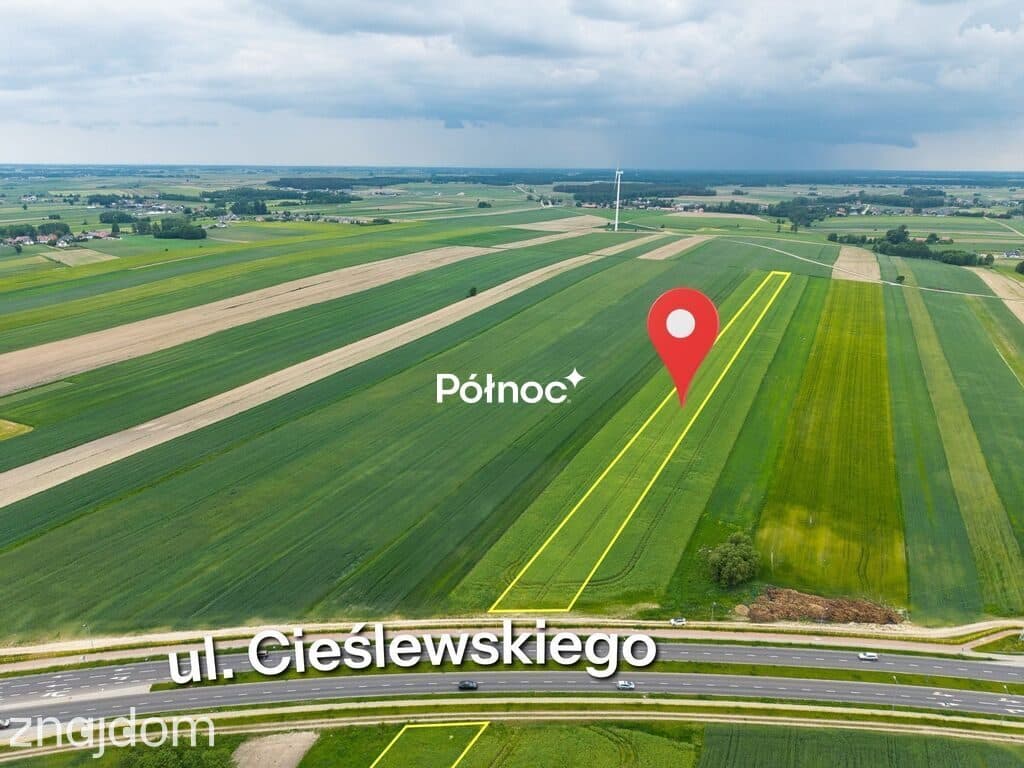 Działka inwestycyjna– ul. Cieślewskiego - zdjęcie 3