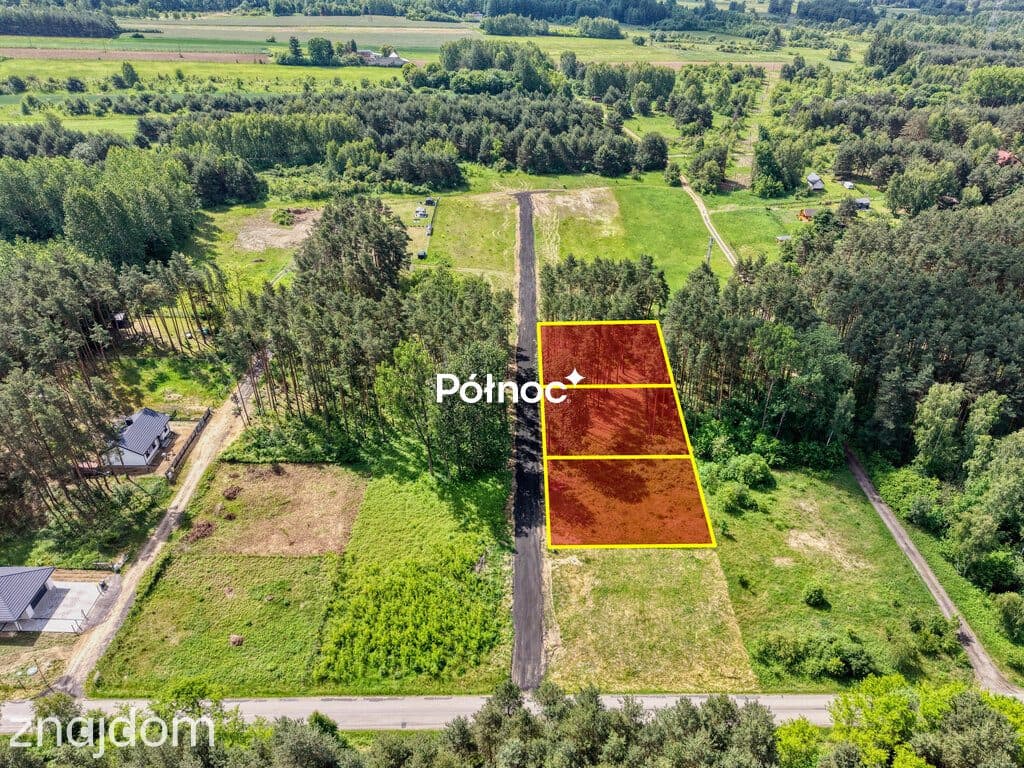 Działki budowlane przy lesie