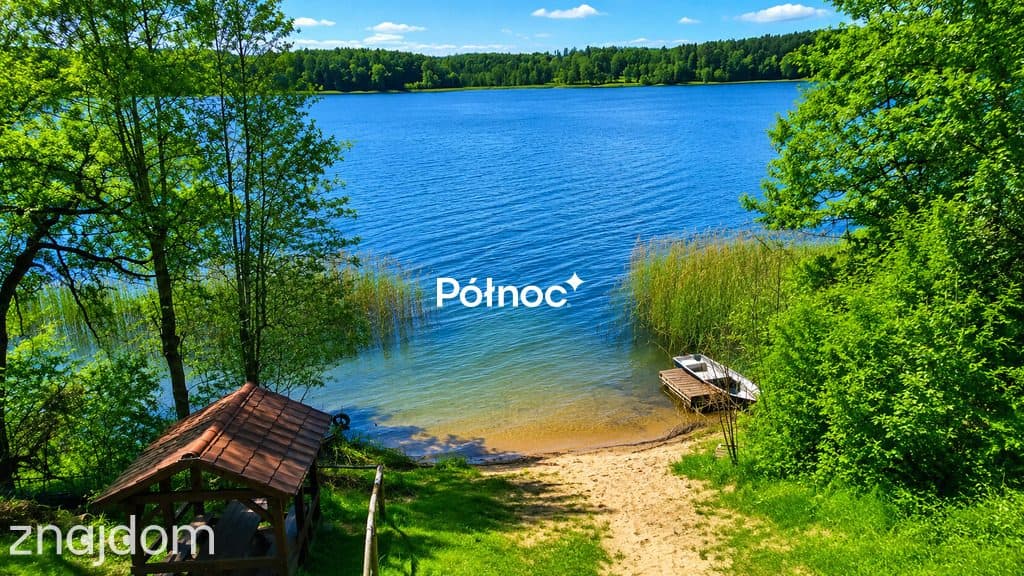 Działka nad Jeziorem Tumiany - Mazury - zdjęcie 3