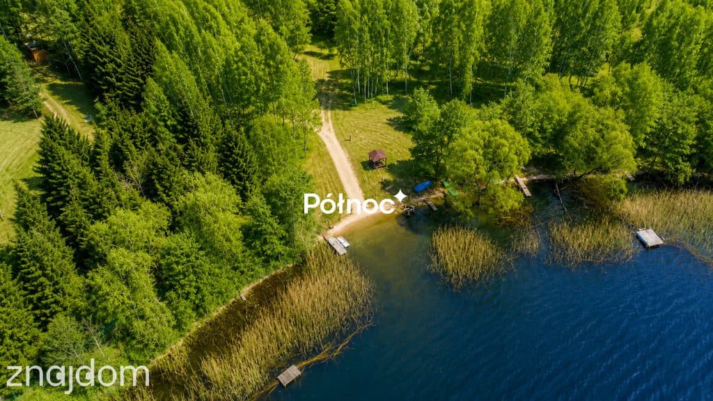 Działka nad Jeziorem Tumiany - Mazury - zdjęcie 6