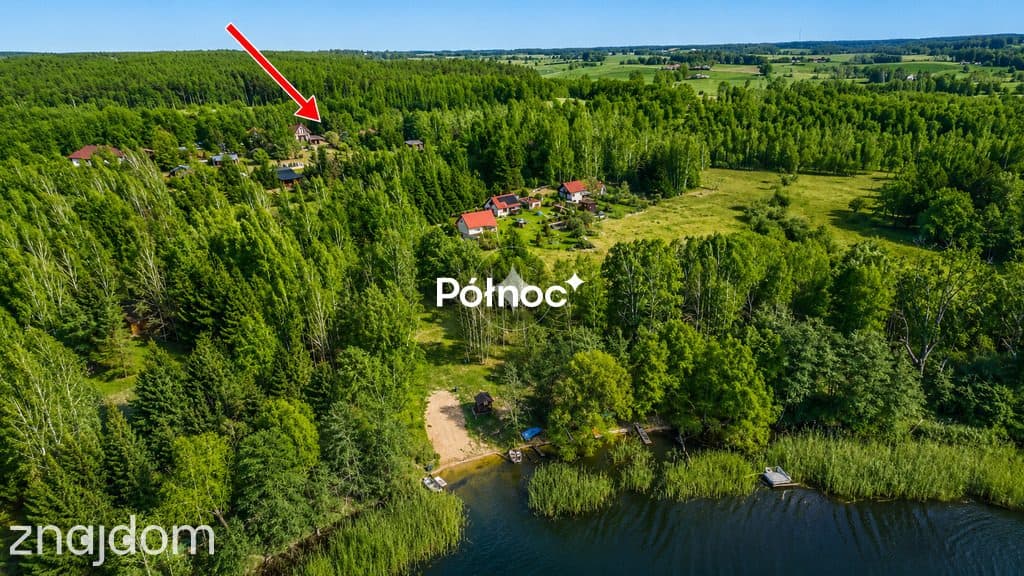 Działka nad Jeziorem Tumiany - Mazury - zdjęcie 5