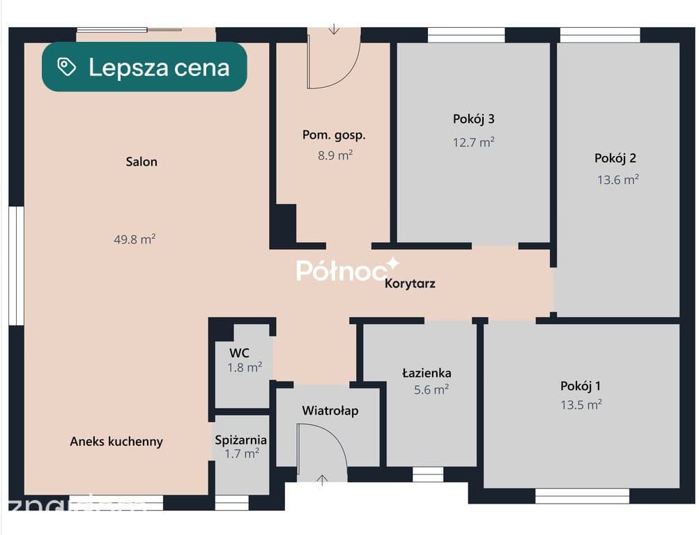 Dom 107 m2 / 7 arów działki / Marcinkowice - zdjęcie 15