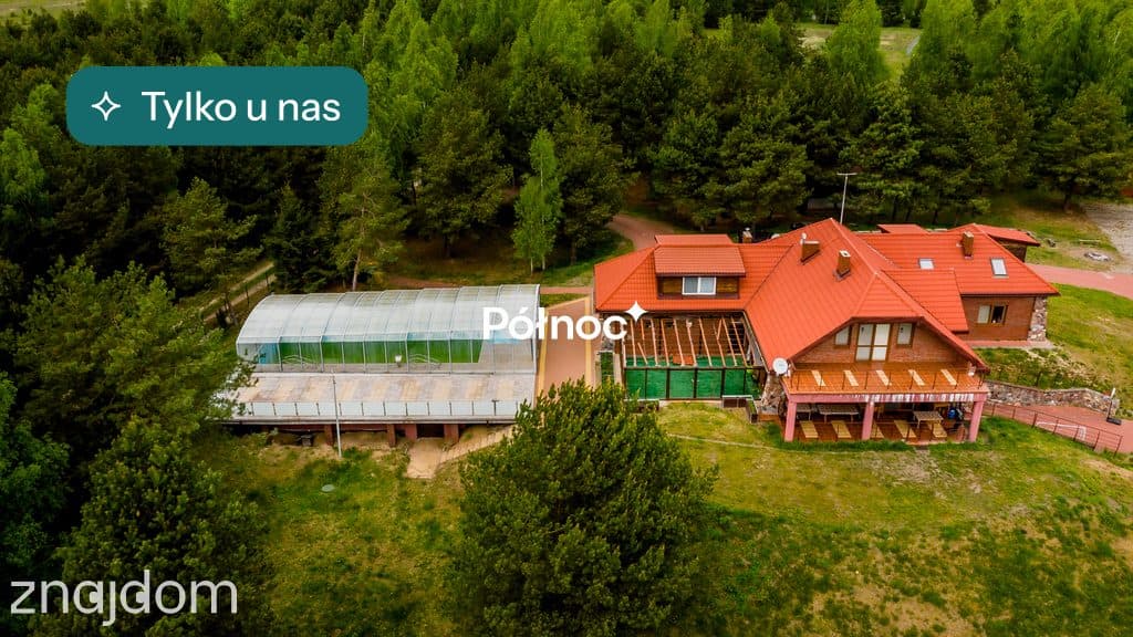 Przestronny dom nad jeziorem Skomętno