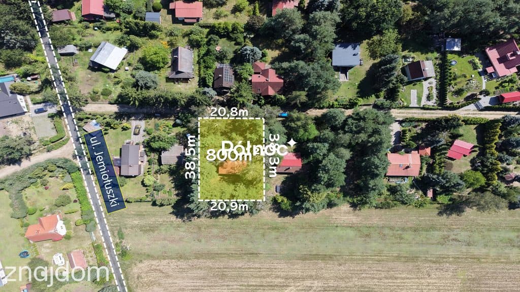 Arciechów | Działka rekreacyjna 800 m² z domkiem - zdjęcie 3