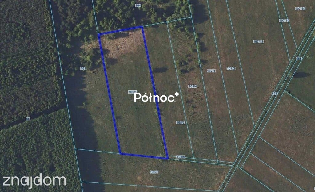 Rolna działka na Podlasiu – Koźliki, gmina Narew
