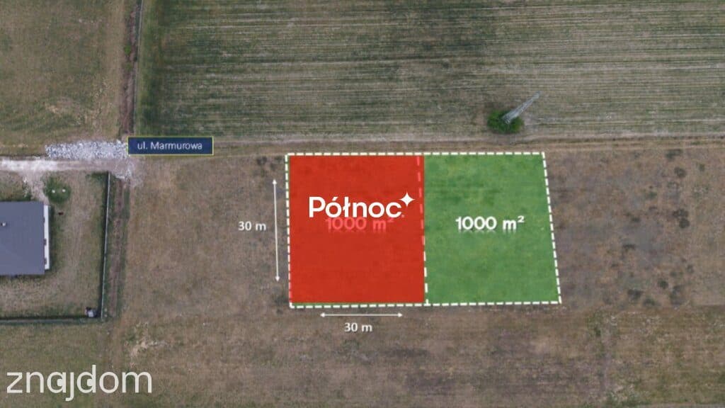 DZIAŁKA Z WZ | 1000 m² | Wola Rasztowska - zdjęcie 3