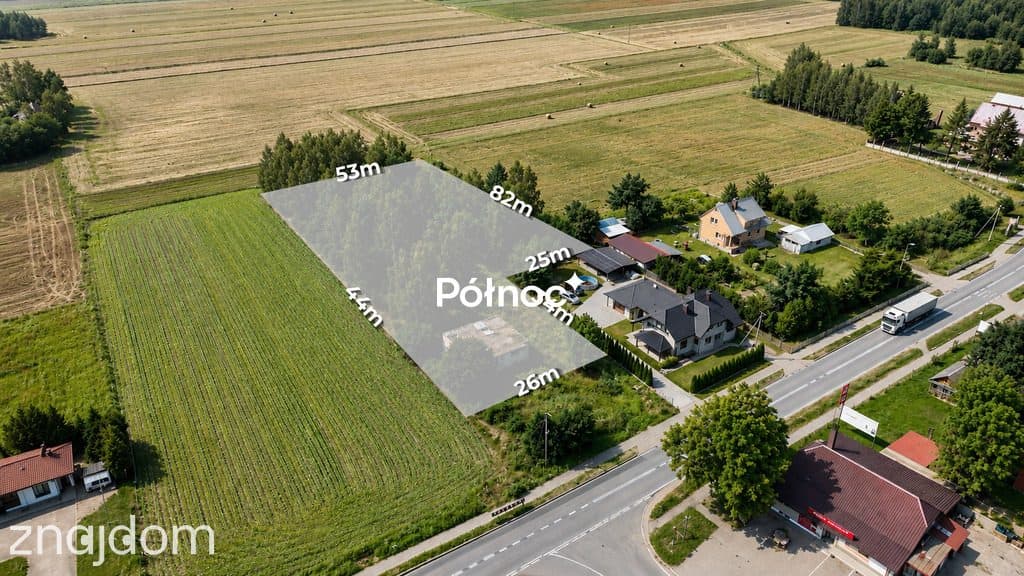 Dwie działki budowlano-rolne – 5557 m² Dubów - zdjęcie 3