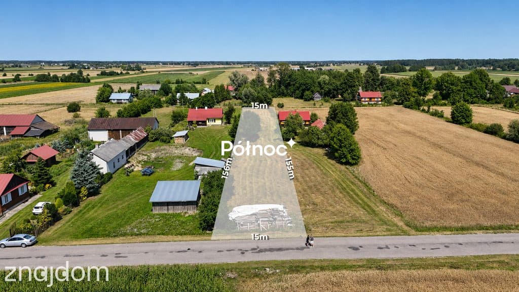 Działka budowlano-rolna 2391 m² – Stasiówka - zdjęcie 2