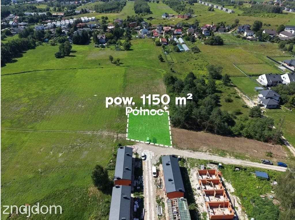 Działka 1150 m² pod dom lub niewielką inwestycję - zdjęcie 3