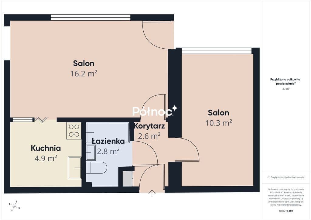 2 pokoje z balkonem | Centrum Legnicy | Chojnowska - zdjęcie 5