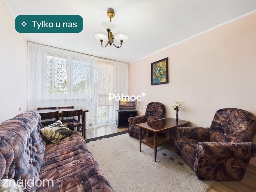 Trzypokojowe mieszkanie na 1 piętrze, os. Hutnik