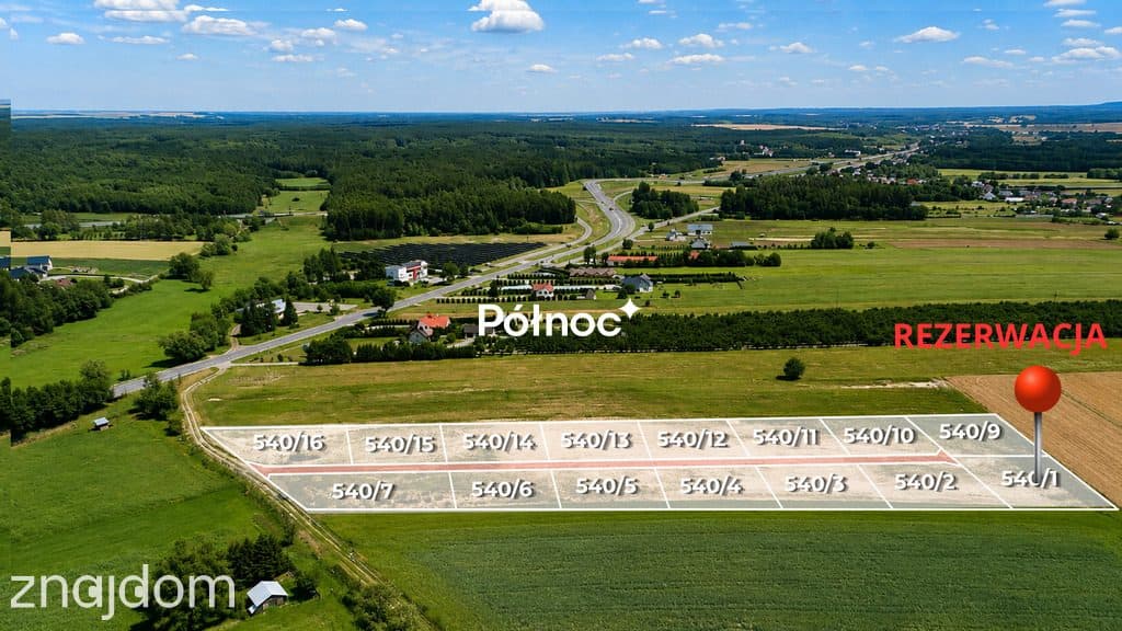Działki budowlane w Jezierni-Tomaszów Lubelski - zdjęcie 2