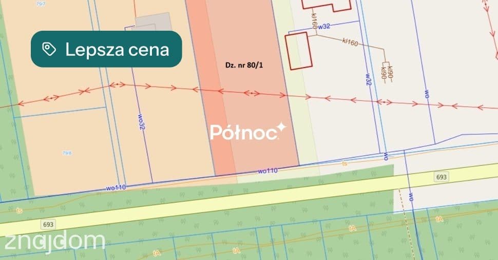 DZIAŁKA 17 100m² Z MPZP – BACIKI BLIŻSZE - zdjęcie 6