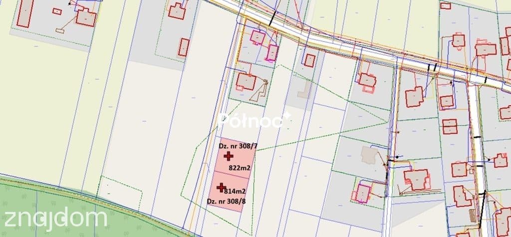 2 działki z MPZP 822m2 i 814m2– Łazy, gm. Łuków - zdjęcie 5
