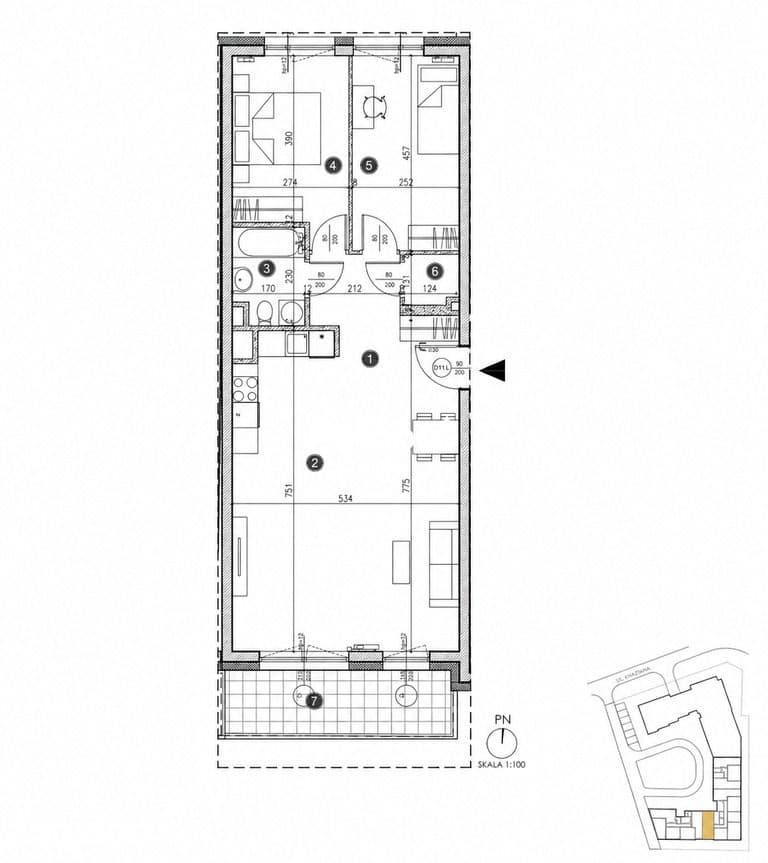 Apartament 70,68 m2 I Nowy Czechów I ul. Kameralna - zdjęcie 3