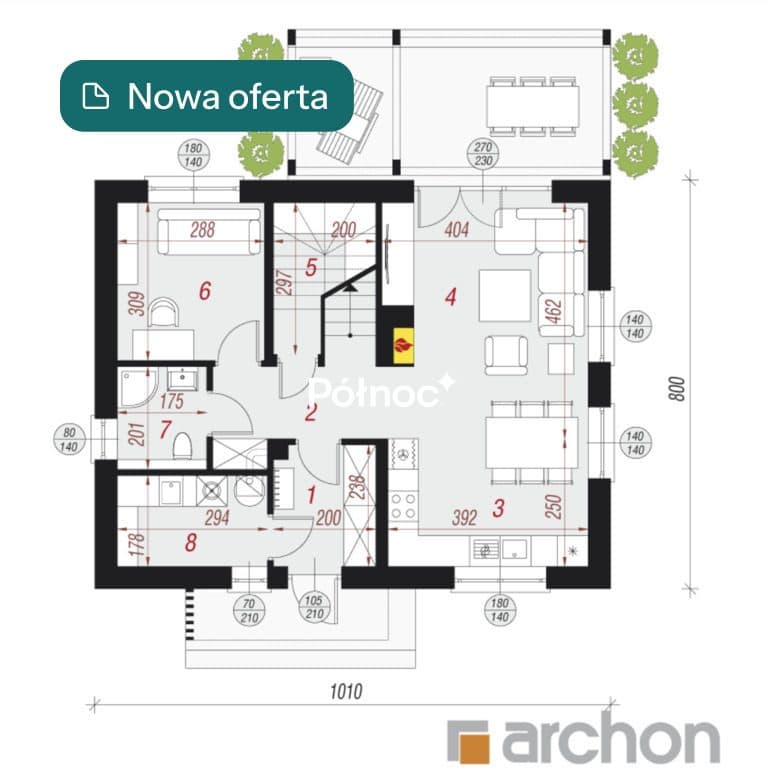 NOWY DOM 110 m² | DZIAŁKA 700 m² | BEZ PCC