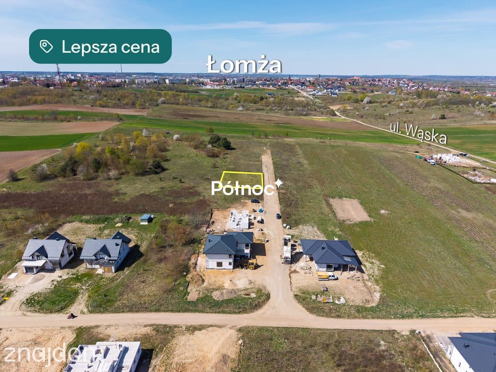 Działka budowlana przy ul. Wąskiej w Łomży!! - zdjęcie 3