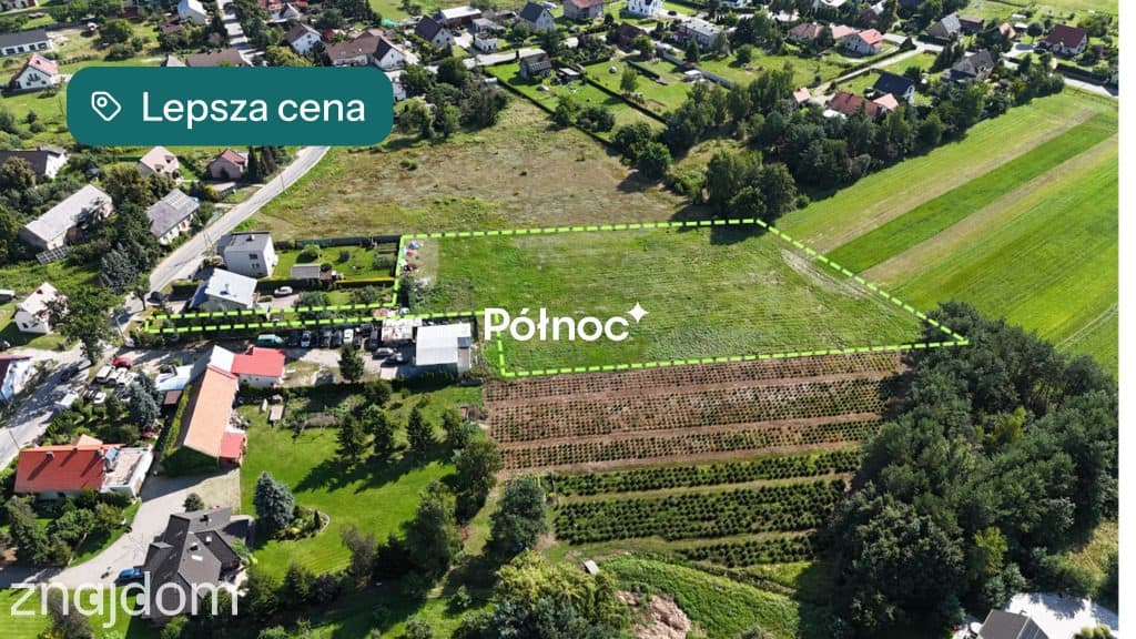 Działka budowlana 6045 m2 / Chrząstawa Mała