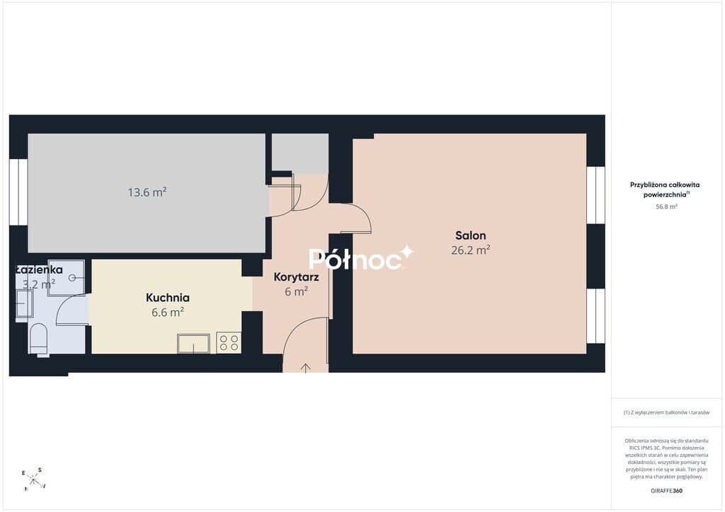 2 pokoje | 58 m² | centrum l Legnica - zdjęcie 5