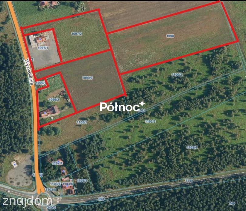 Tereny inwestycyjne 5,4 ha pod bazy, składy