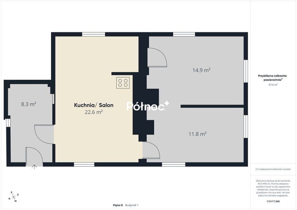 Dom 57,6 m², działka 0,59 ha. Bobrówka gm. Jaświły - zdjęcie 7