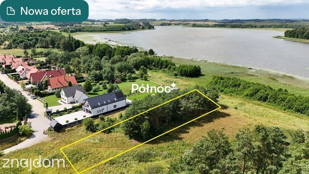 Działka budowlana Chruściele k. Ełku plaża
