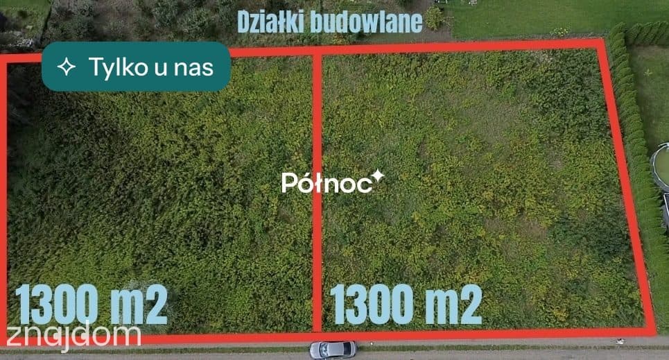 2600m² | 2 działki z WZ | Lipno | media