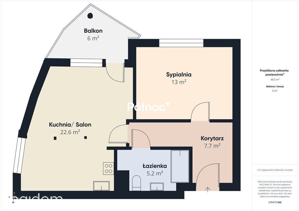 2 pokoje 49,2 m² I piętro , Sybiraków - zdjęcie 6