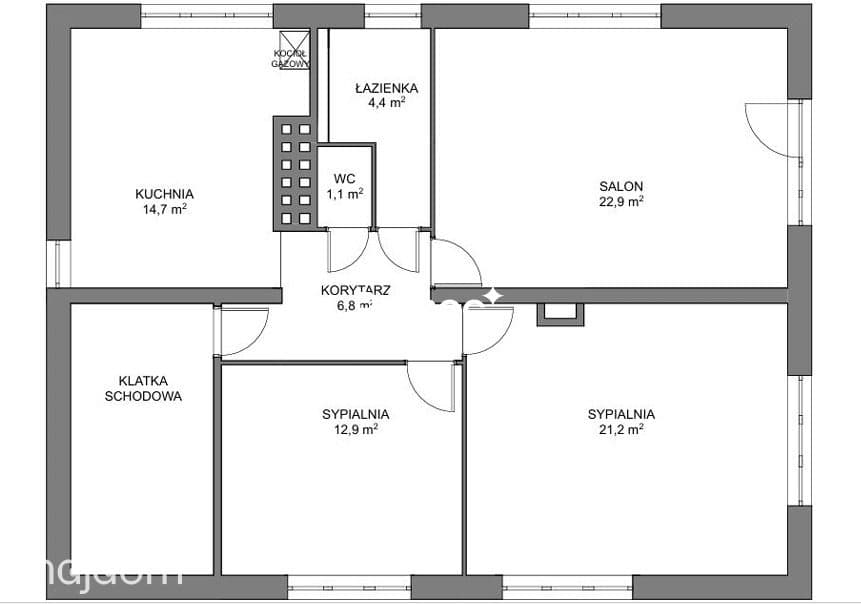 Bezczynszowe 84m2 + ogród na parterze Dziesiąta - zdjęcie 17