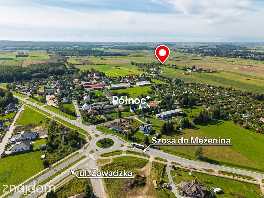 TEREN INWESTYCYJNY-OSIEDLE 8 DOMÓW JEDNORODZINNYCH