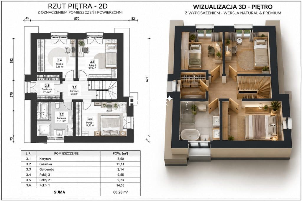 Nowy bliźniak 127,70 m² | Brzezie | Garaż | Działka - zdjęcie 4