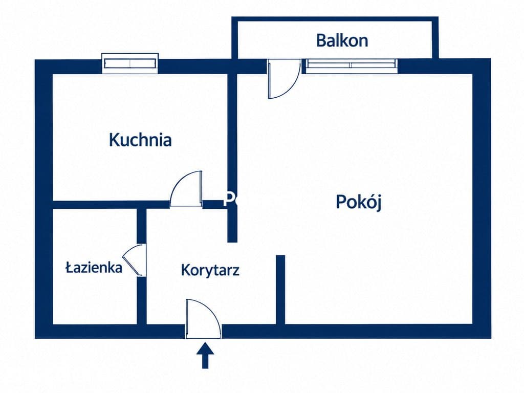 Przestronna kawalerka na 1 piętrze z balkonem- osiedle Dyrekcja - zdjęcie 11