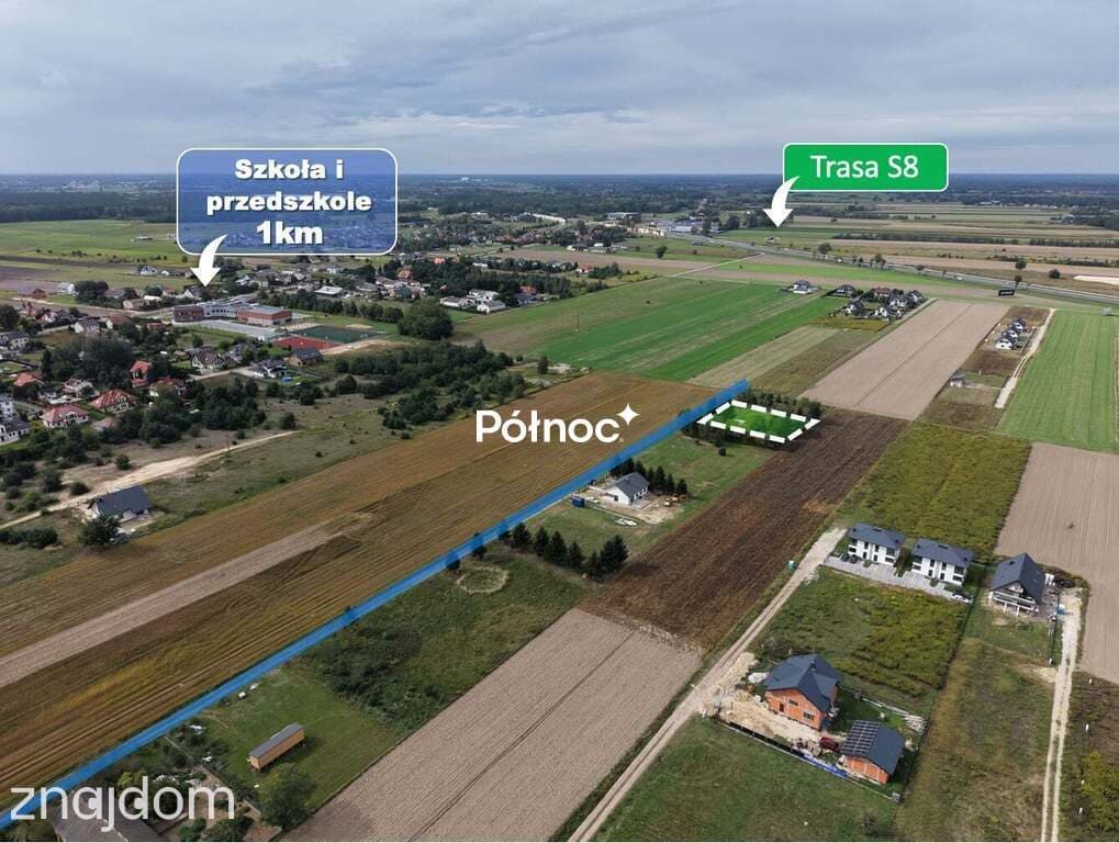 DZIAŁKA BUDOWLANA | 1000 m² | Wola Rasztowska - zdjęcie 2