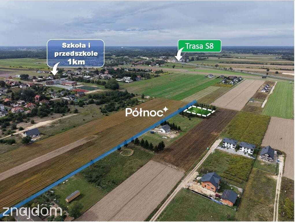 DZIAŁKA BUDOWLANA | 1000 m² | Wola Rasztowska - zdjęcie 6