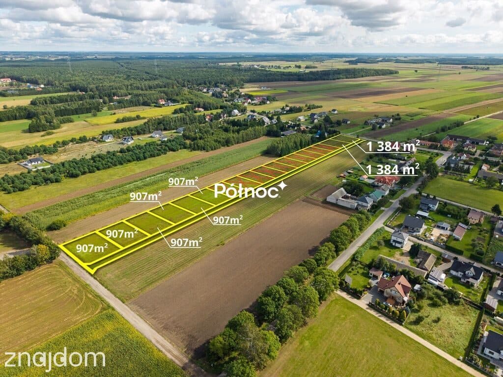 DZIAŁKI BUDOWLANE JEZIORKO – BLISKO ŁOMŻY, - zdjęcie 3