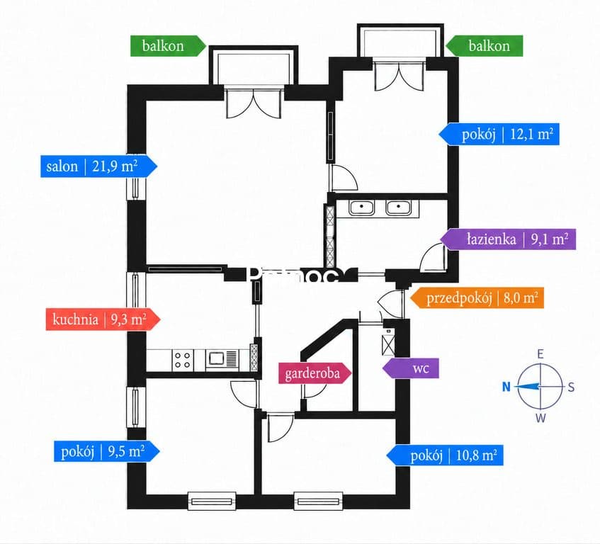 Mieszkanie PREMIUM | 4 pokoje | 85,5 m² | Czuby Pd - zdjęcie 2