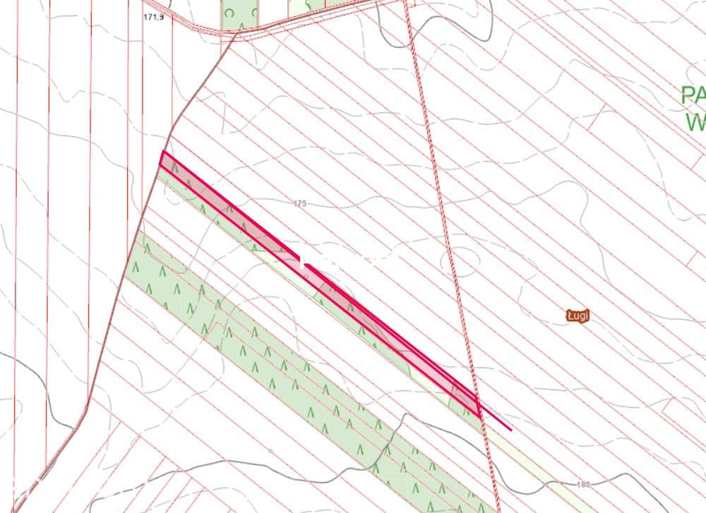 GRUNT NA SPRZEDAŻ – ŁUGI, GMINA STRYKÓW | 1,41 HA