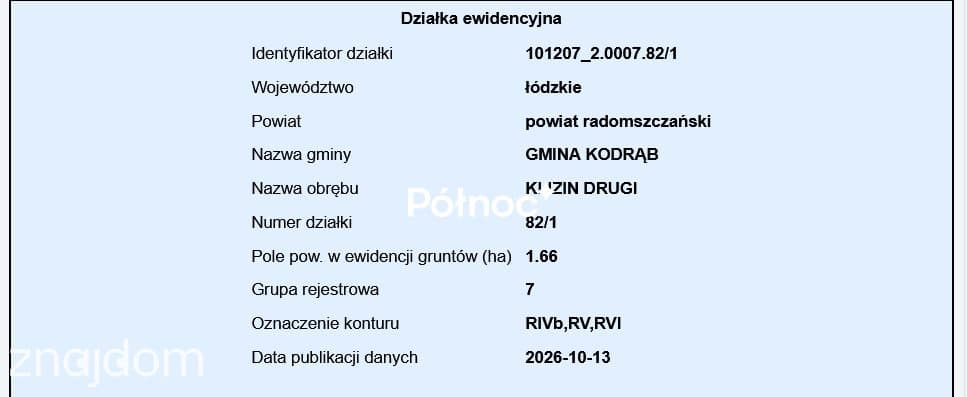 Działka rolna w gminie Kodrąb - zdjęcie 2