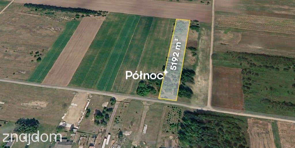 Działka budowlana 5192m² na Jurze, Wiercica gm Przyrów