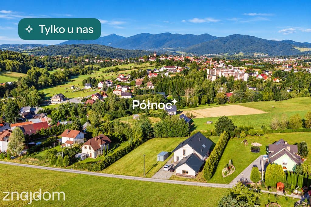 Jordanów | Dom z panoramą Babiej Góry | Działka 31,76 ara
