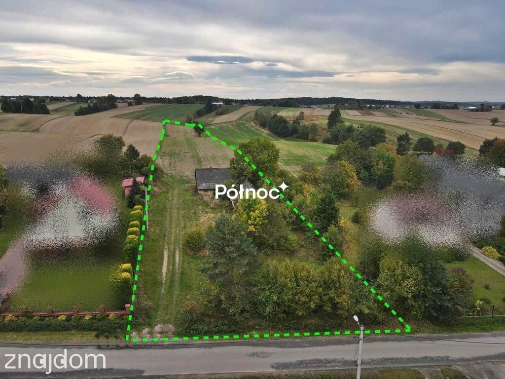 Duża działka z domkiem, Kąpiele Wielkie k. Wolbromia