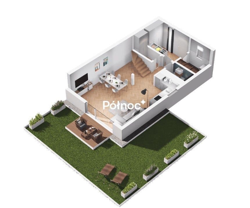 Lokal mieszkalny 100 m2, ogródek 87 m2 Choroszcz - zdjęcie 4