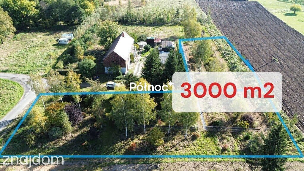działka Gierałtów 30 arów