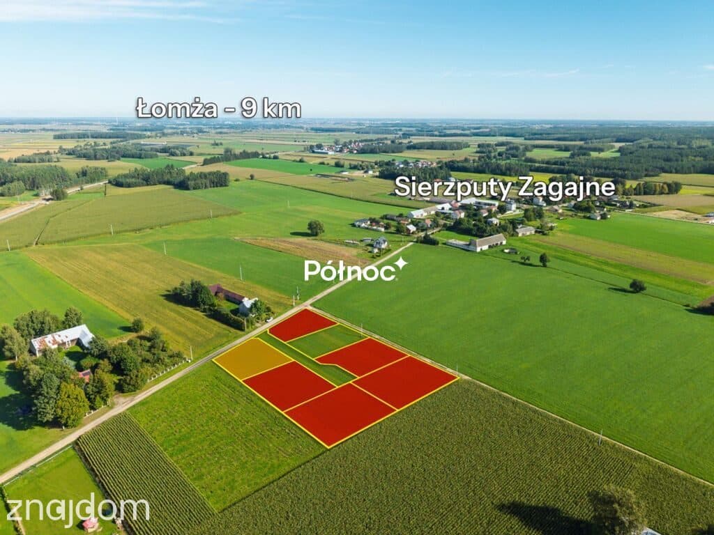 Działka | Sierzputy Zagajne | gm. Śniadowo - zdjęcie 5