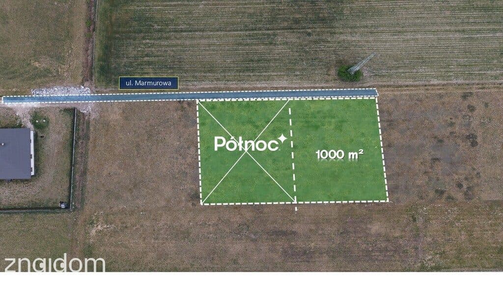 DZIAŁKA Z WZ | 1000 m² | Wola Rasztowska - zdjęcie 3