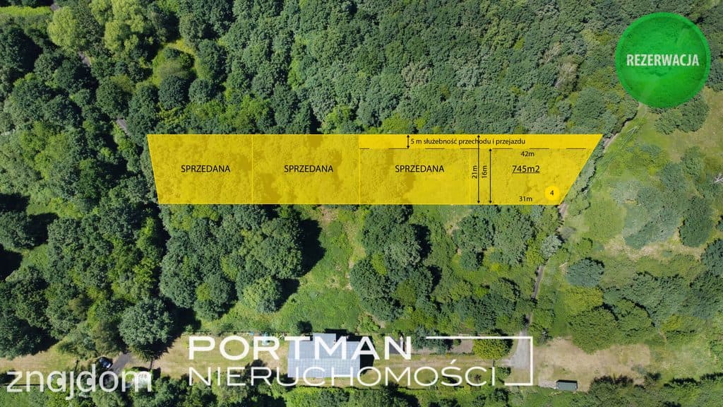 REZERWACJA -Działka NA SPRZEDAŻ 745m2, WZ, KARCZEW
