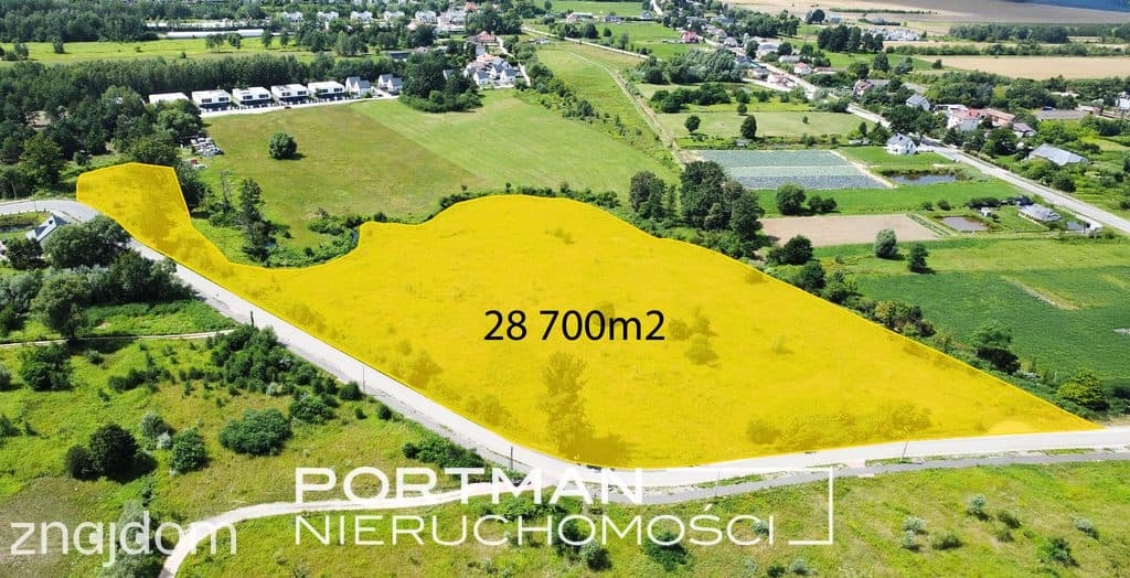 Działka na sprzedaż, OSIEDLE 28 700,m2, WIĄZOWNA