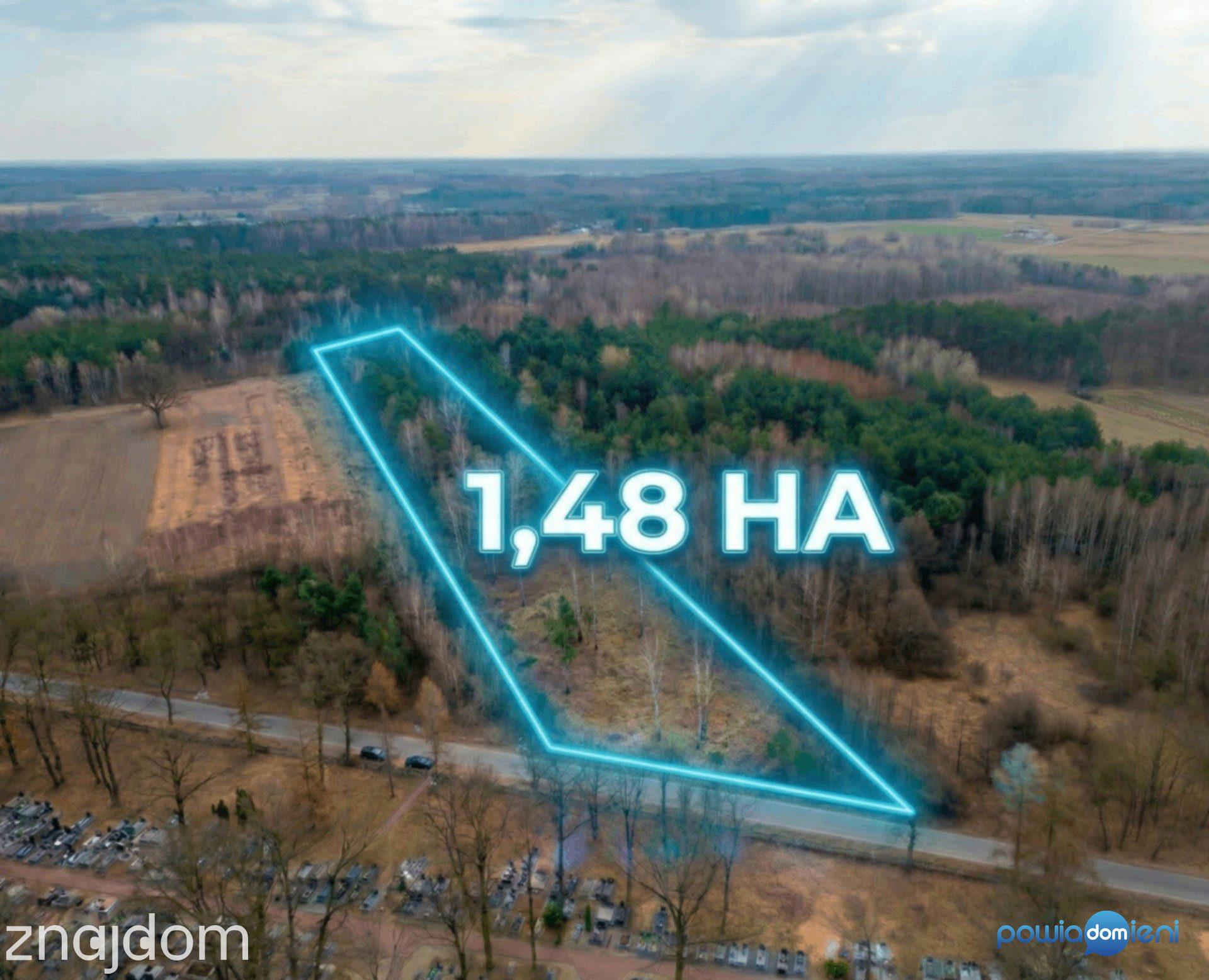 Idealne pod siedlisko lub inwestycję | 1,48 ha | Stromiec