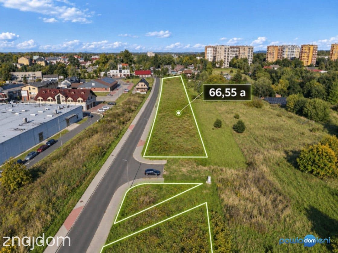 TEREN INWESTYCYJNY 6 655 m² | Oświęcim-Stare Stawy | Rejon ul. Zaborskiej - zdjęcie 3